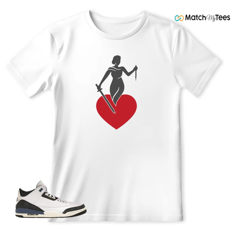 NIKE AIR JORDAN 3 X A MA MANIERE DIFFUSED BLUE SNEAKER Matching Tees t-shirt