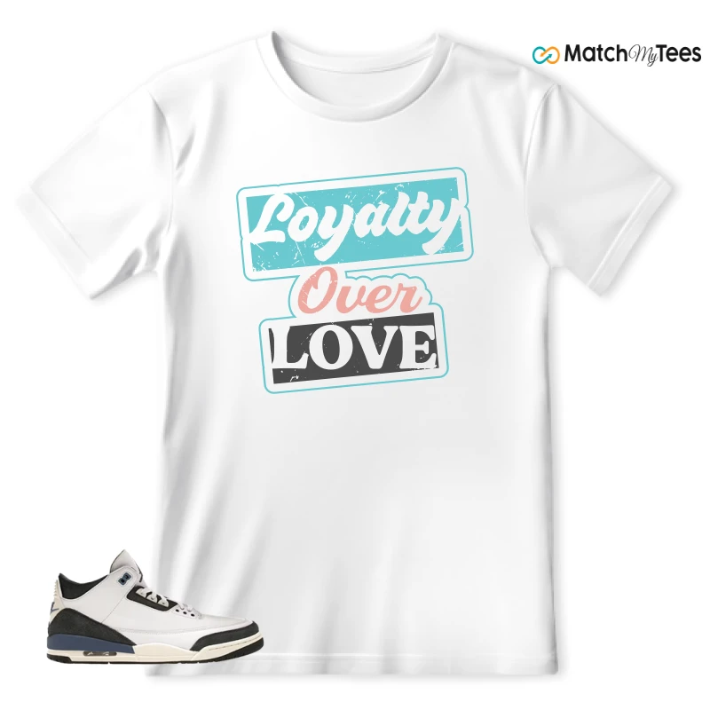 NIKE AIR JORDAN 3 X A MA MANIERE DIFFUSED BLUE SNEAKER Matching Tees t-shirt