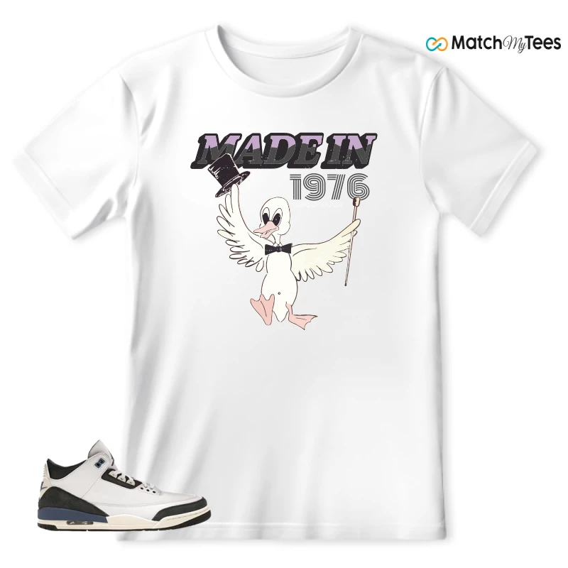 NIKE AIR JORDAN 3 X A MA MANIERE DIFFUSED BLUE SNEAKER Matching Tees t-shirt