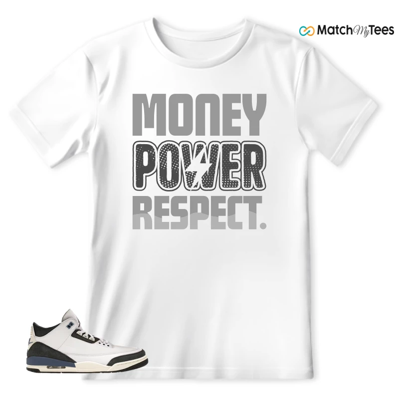 NIKE AIR JORDAN 3 X A MA MANIERE DIFFUSED BLUE SNEAKER Matching Tees t-shirt
