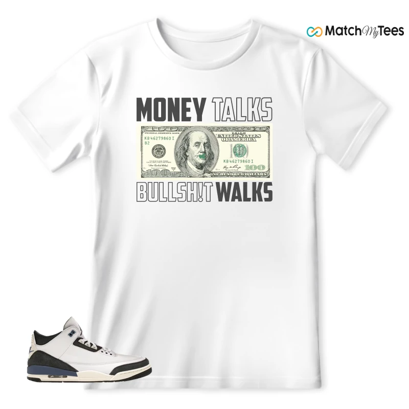 NIKE AIR JORDAN 3 X A MA MANIERE DIFFUSED BLUE SNEAKER Matching Tees t-shirt