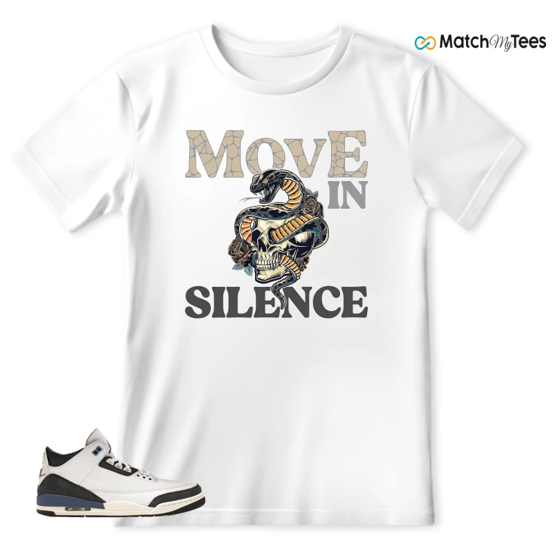 NIKE AIR JORDAN 3 X A MA MANIERE DIFFUSED BLUE SNEAKER Matching Tees t-shirt