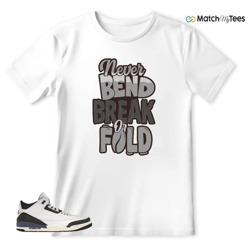 NIKE AIR JORDAN 3 X A MA MANIERE DIFFUSED BLUE SNEAKER Matching Tees t-shirt