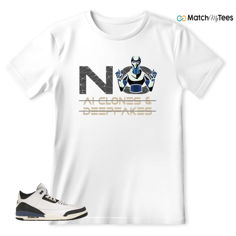 NIKE AIR JORDAN 3 X A MA MANIERE DIFFUSED BLUE SNEAKER Matching Tees t-shirt