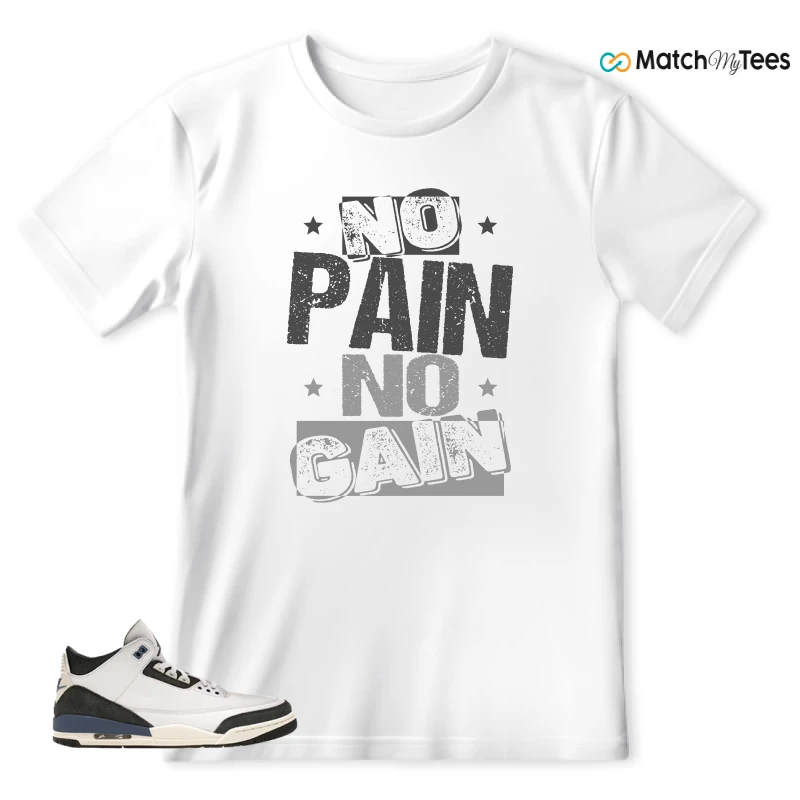 NIKE AIR JORDAN 3 X A MA MANIERE DIFFUSED BLUE SNEAKER Matching Tees t-shirt