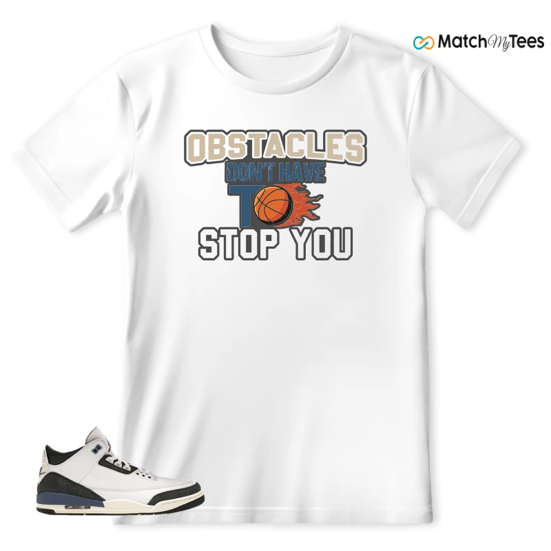 NIKE AIR JORDAN 3 X A MA MANIERE DIFFUSED BLUE SNEAKER Matching Tees t-shirt