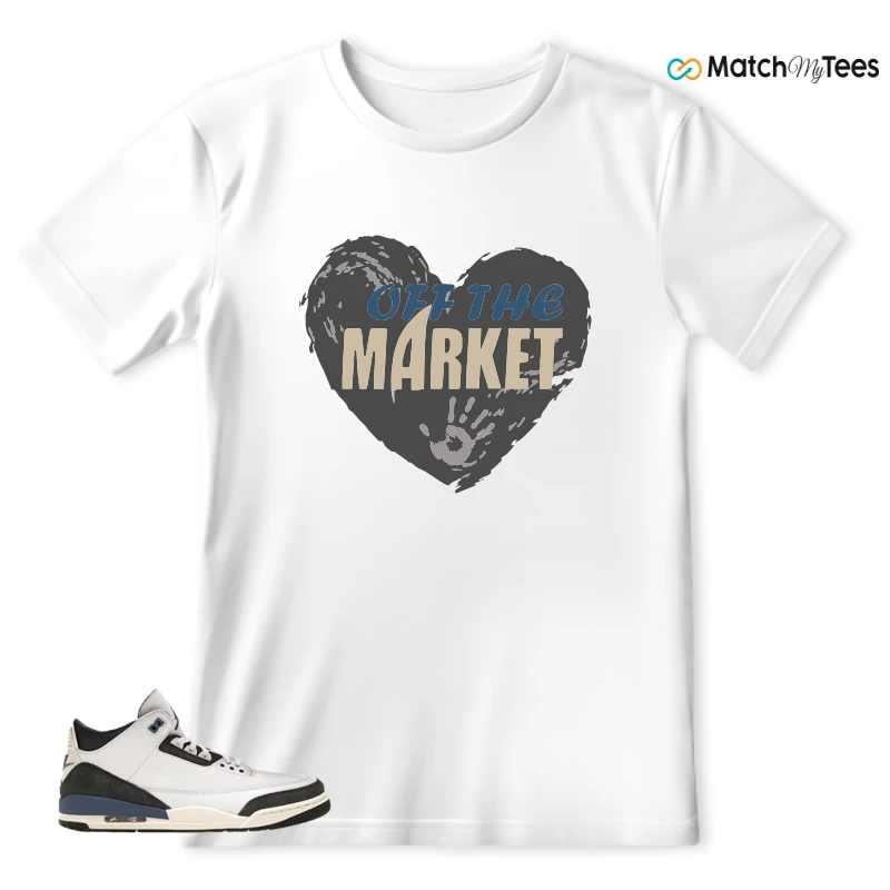 NIKE AIR JORDAN 3 X A MA MANIERE DIFFUSED BLUE SNEAKER Matching Tees t-shirt