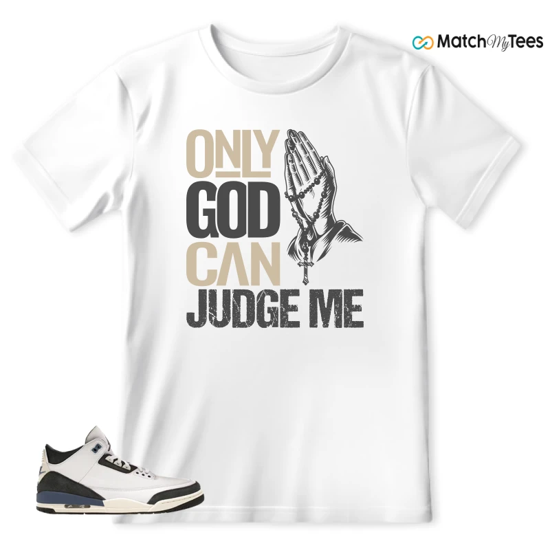 NIKE AIR JORDAN 3 X A MA MANIERE DIFFUSED BLUE SNEAKER Matching Tees t-shirt