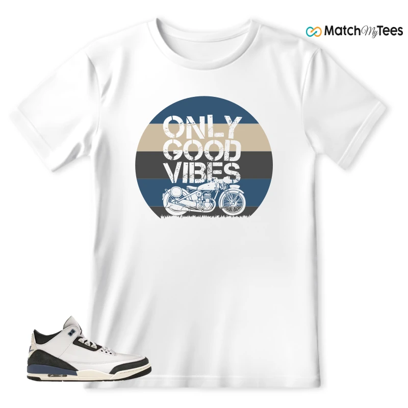 NIKE AIR JORDAN 3 X A MA MANIERE DIFFUSED BLUE SNEAKER Matching Tees t-shirt