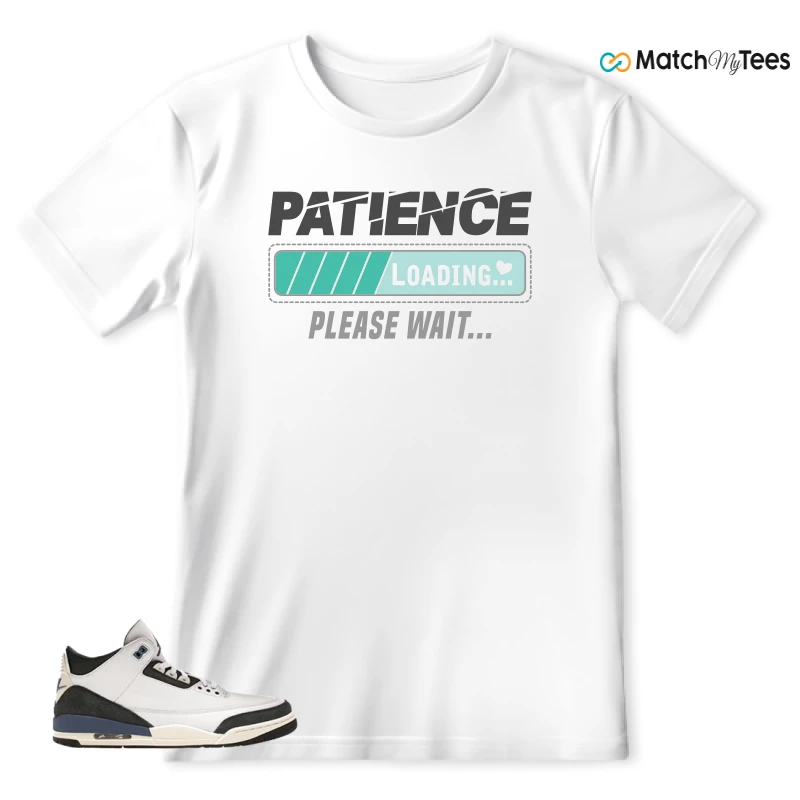 NIKE AIR JORDAN 3 X A MA MANIERE DIFFUSED BLUE SNEAKER Matching Tees t-shirt