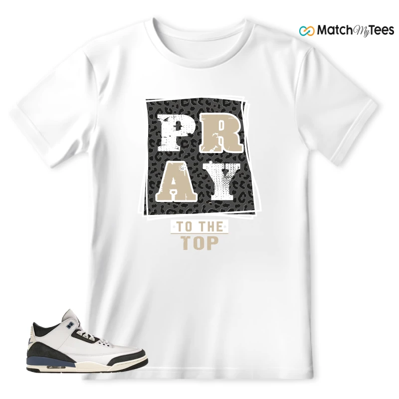 NIKE AIR JORDAN 3 X A MA MANIERE DIFFUSED BLUE SNEAKER Matching Tees t-shirt