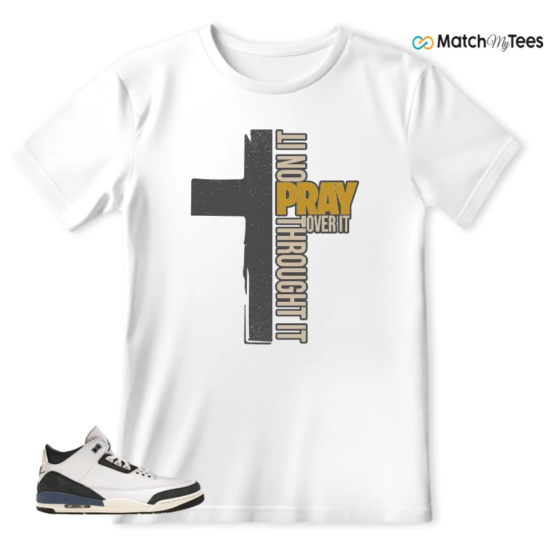 NIKE AIR JORDAN 3 X A MA MANIERE DIFFUSED BLUE SNEAKER Matching Tees t-shirt