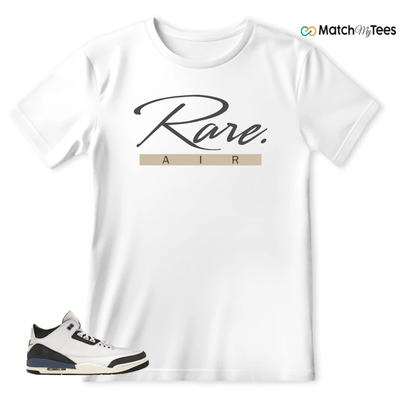 NIKE AIR JORDAN 3 X A MA MANIERE DIFFUSED BLUE SNEAKER Matching Tees t-shirt