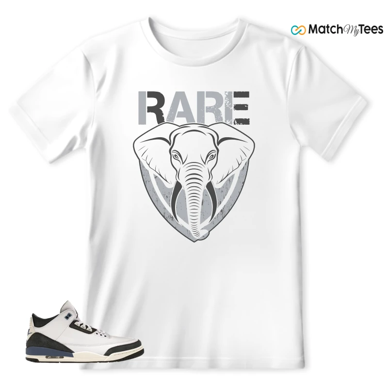 NIKE AIR JORDAN 3 X A MA MANIERE DIFFUSED BLUE SNEAKER Matching Tees t-shirt