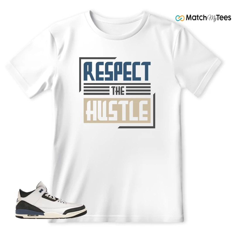 NIKE AIR JORDAN 3 X A MA MANIERE DIFFUSED BLUE SNEAKER Matching Tees t-shirt