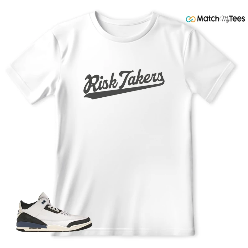 NIKE AIR JORDAN 3 X A MA MANIERE DIFFUSED BLUE SNEAKER Matching Tees t-shirt