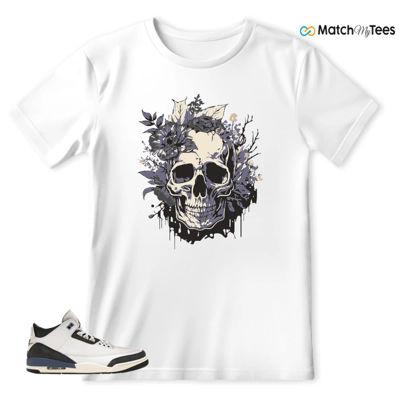 NIKE AIR JORDAN 3 X A MA MANIERE DIFFUSED BLUE SNEAKER Matching Tees t-shirt