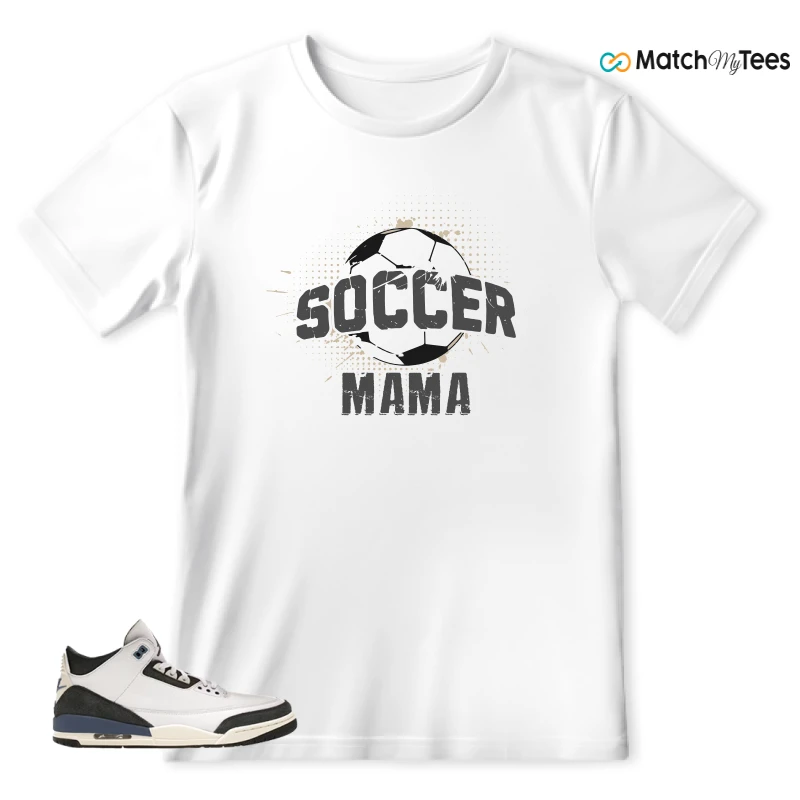 NIKE AIR JORDAN 3 X A MA MANIERE DIFFUSED BLUE SNEAKER Matching Tees t-shirt