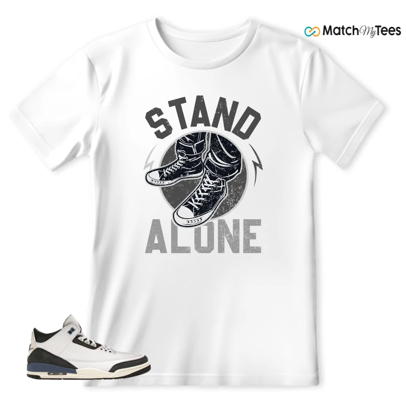 NIKE AIR JORDAN 3 X A MA MANIERE DIFFUSED BLUE SNEAKER Matching Tees t-shirt