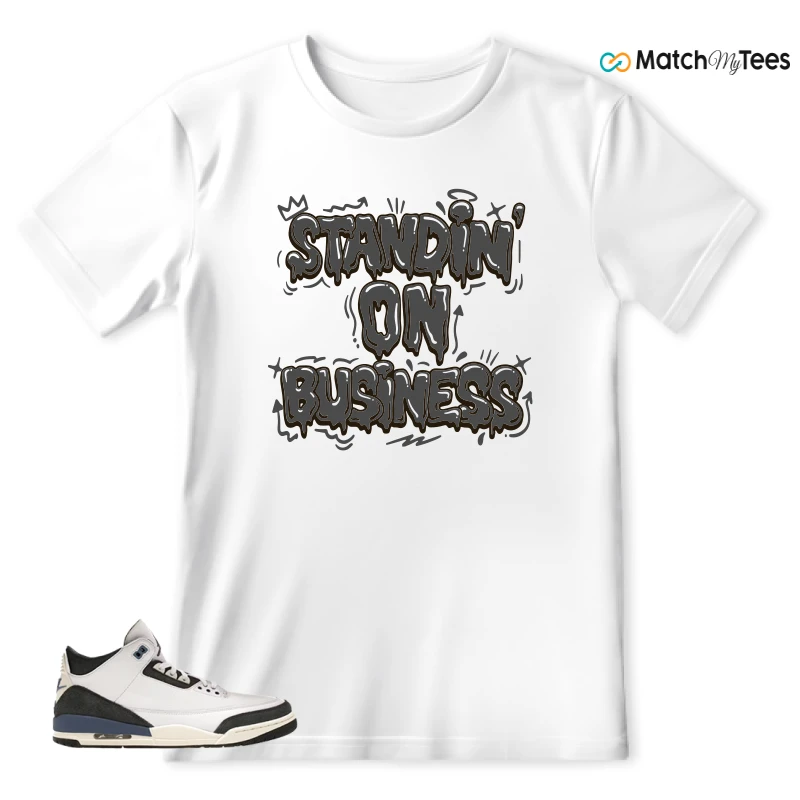 NIKE AIR JORDAN 3 X A MA MANIERE DIFFUSED BLUE SNEAKER Matching Tees t-shirt