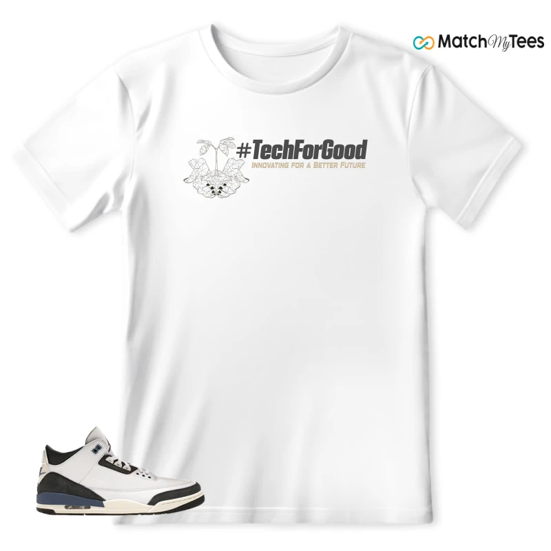NIKE AIR JORDAN 3 X A MA MANIERE DIFFUSED BLUE SNEAKER Matching Tees t-shirt