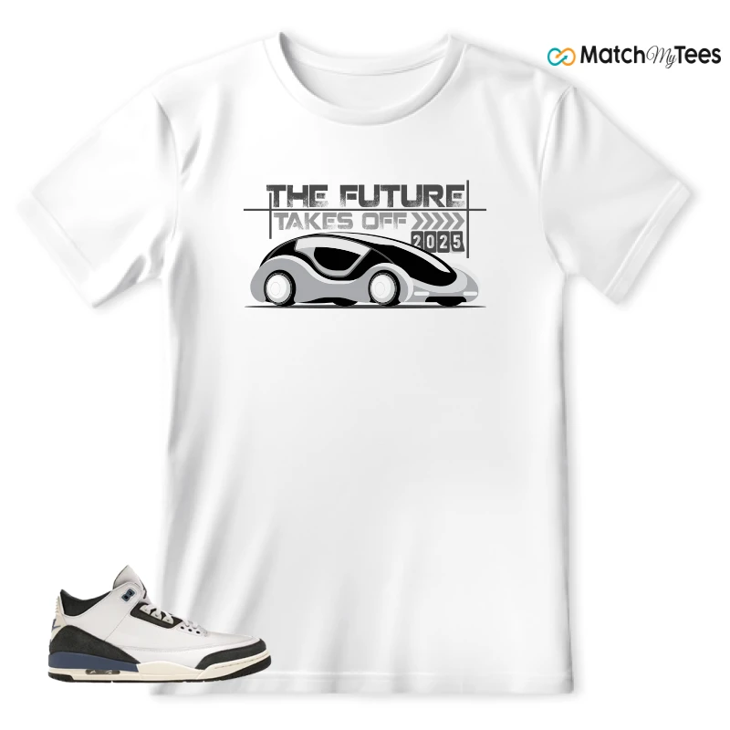 NIKE AIR JORDAN 3 X A MA MANIERE DIFFUSED BLUE SNEAKER Matching Tees t-shirt