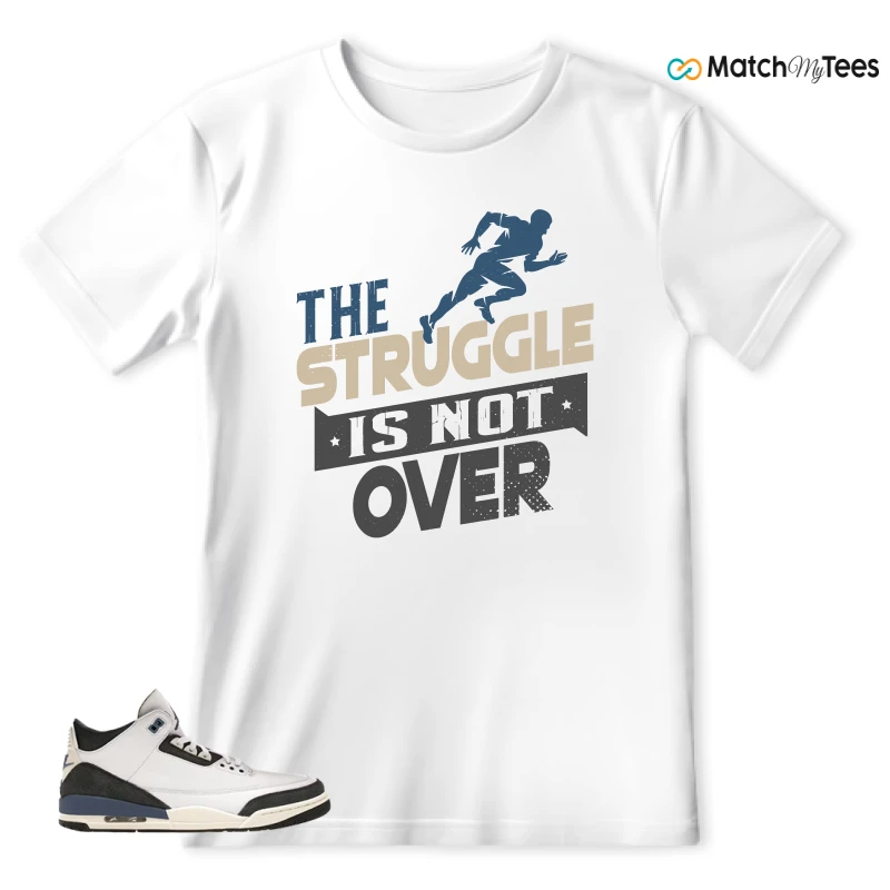 NIKE AIR JORDAN 3 X A MA MANIERE DIFFUSED BLUE SNEAKER Matching Tees t-shirt