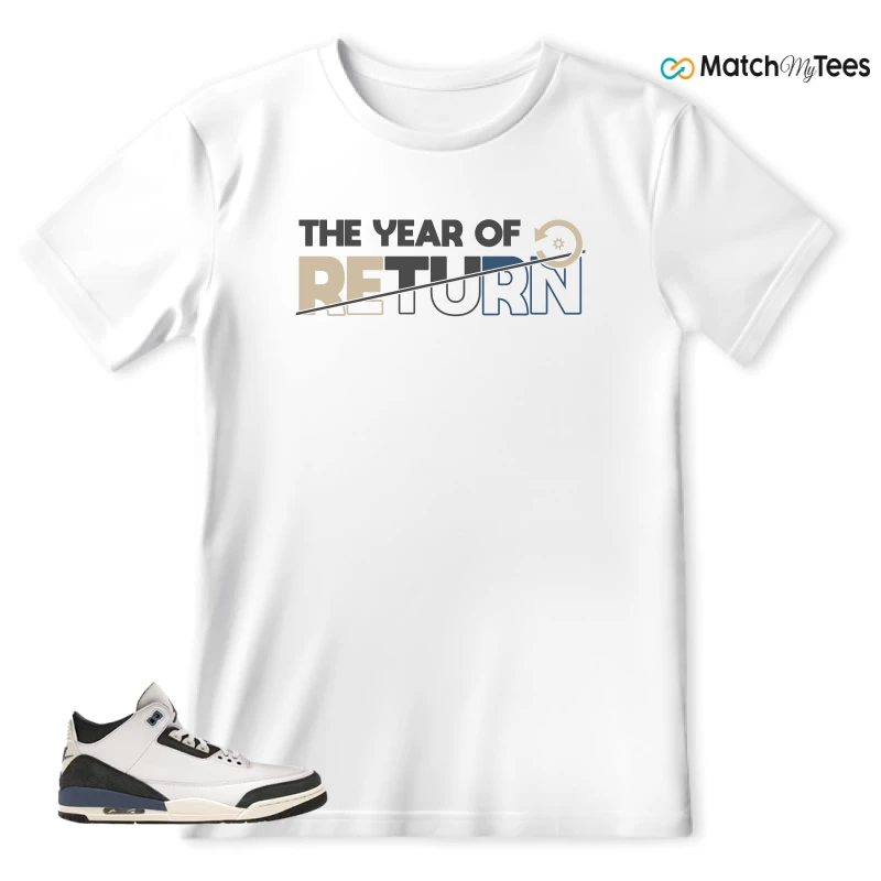 NIKE AIR JORDAN 3 X A MA MANIERE DIFFUSED BLUE SNEAKER Matching Tees t-shirt