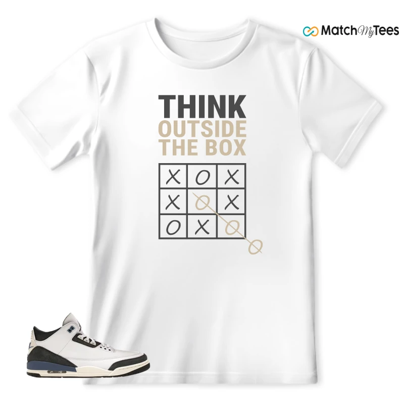 NIKE AIR JORDAN 3 X A MA MANIERE DIFFUSED BLUE SNEAKER Matching Tees t-shirt