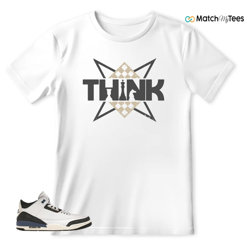 NIKE AIR JORDAN 3 X A MA MANIERE DIFFUSED BLUE SNEAKER Matching Tees t-shirt