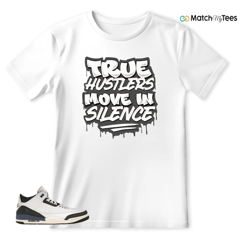 NIKE AIR JORDAN 3 X A MA MANIERE DIFFUSED BLUE SNEAKER Matching Tees t-shirt