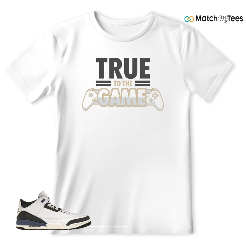 NIKE AIR JORDAN 3 X A MA MANIERE DIFFUSED BLUE SNEAKER Matching Tees t-shirt