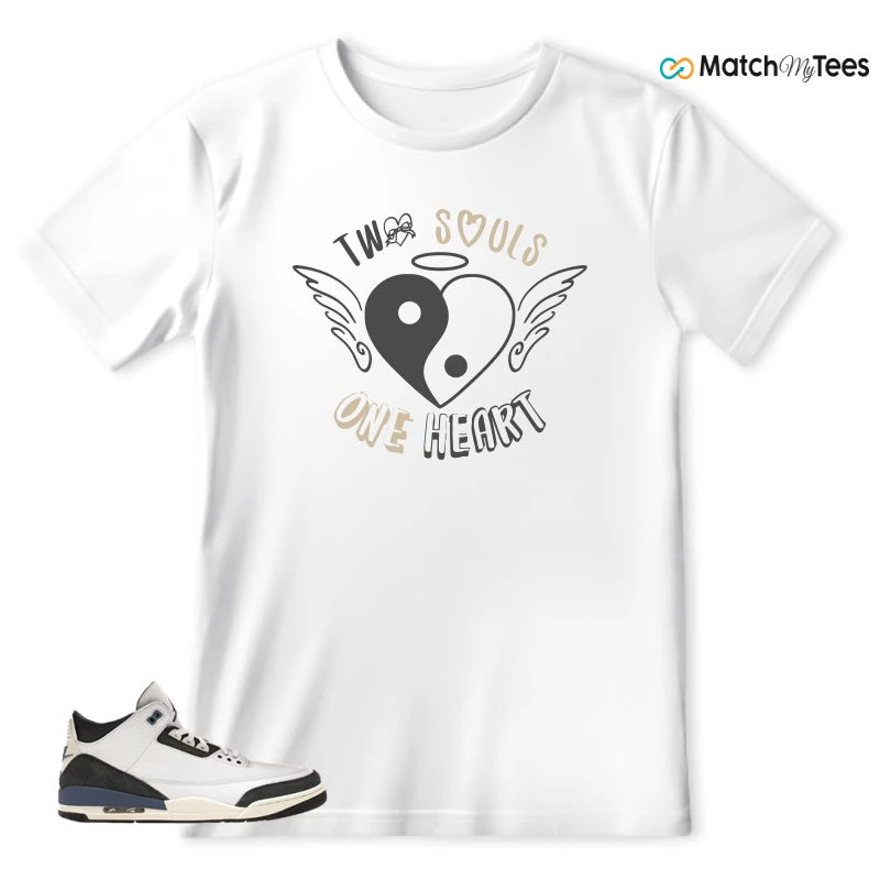NIKE AIR JORDAN 3 X A MA MANIERE DIFFUSED BLUE SNEAKER Matching Tees t-shirt