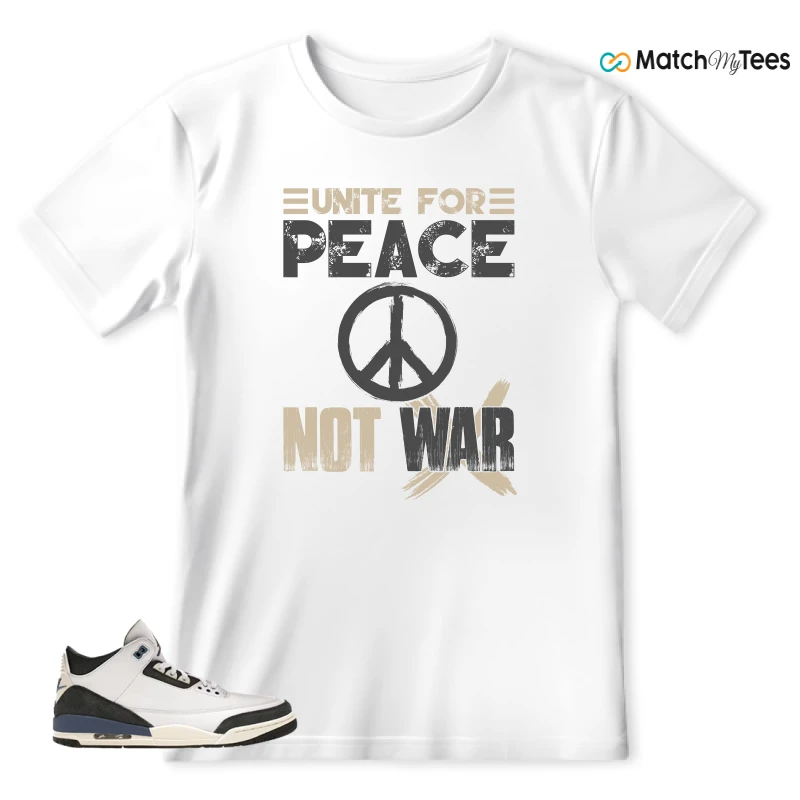 NIKE AIR JORDAN 3 X A MA MANIERE DIFFUSED BLUE SNEAKER Matching Tees t-shirt