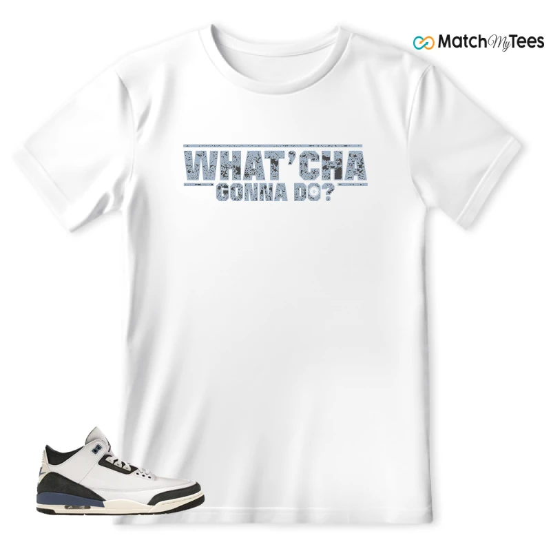 NIKE AIR JORDAN 3 X A MA MANIERE DIFFUSED BLUE SNEAKER Matching Tees t-shirt
