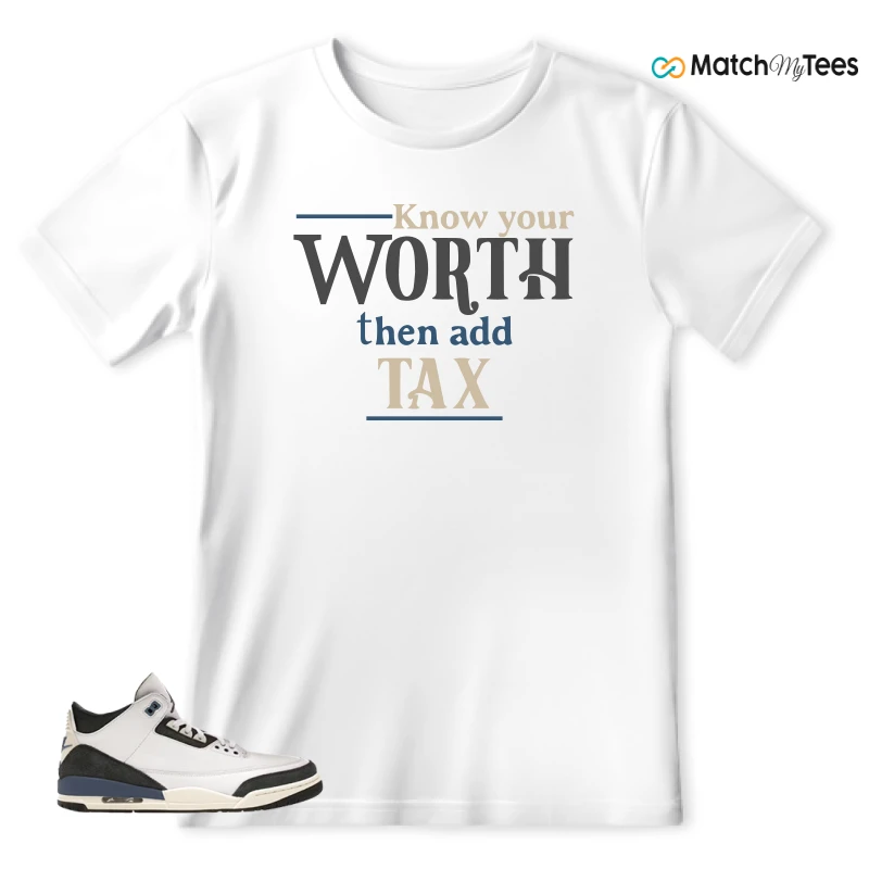 NIKE AIR JORDAN 3 X A MA MANIERE DIFFUSED BLUE SNEAKER Matching Tees t-shirt
