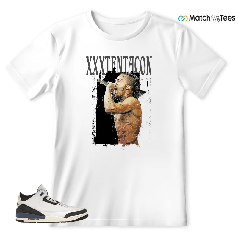NIKE AIR JORDAN 3 X A MA MANIERE DIFFUSED BLUE SNEAKER Matching Tees t-shirt