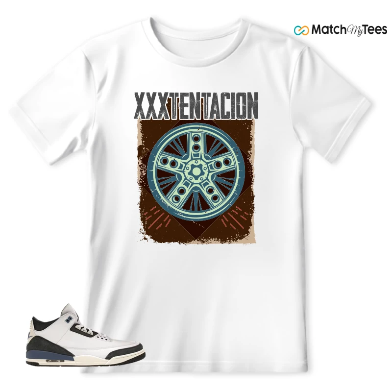 NIKE AIR JORDAN 3 X A MA MANIERE DIFFUSED BLUE SNEAKER Matching Tees t-shirt