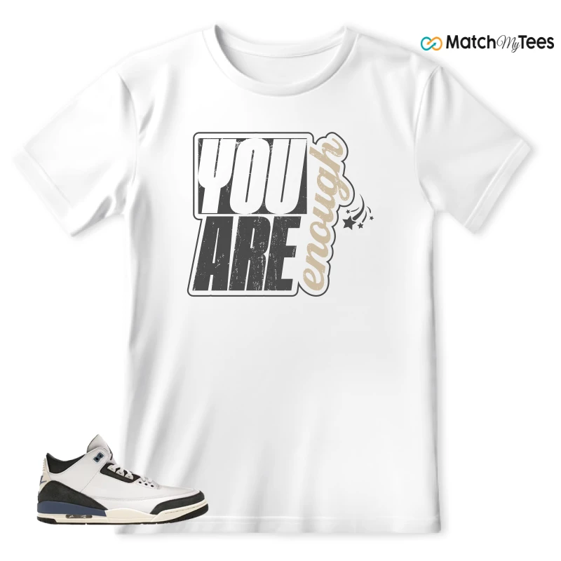NIKE AIR JORDAN 3 X A MA MANIERE DIFFUSED BLUE SNEAKER Matching Tees t-shirt