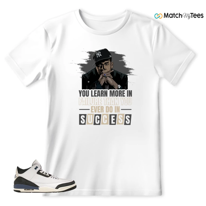 NIKE AIR JORDAN 3 X A MA MANIERE DIFFUSED BLUE SNEAKER Matching Tees t-shirt