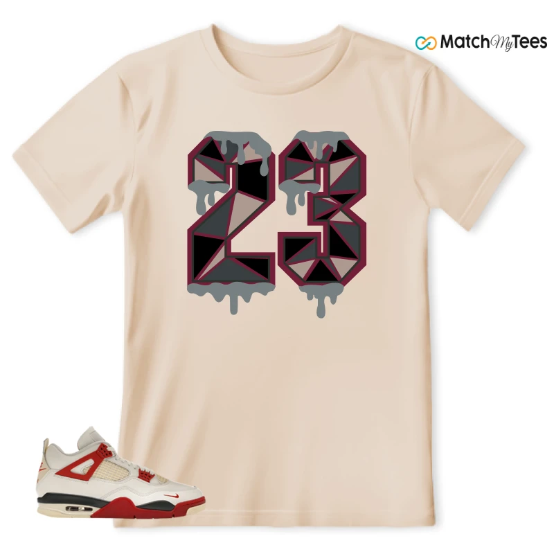 NIKE AIR JORDAN 4 BRICK AFTER BRICK SNEAKER Matching Tees t-shirt