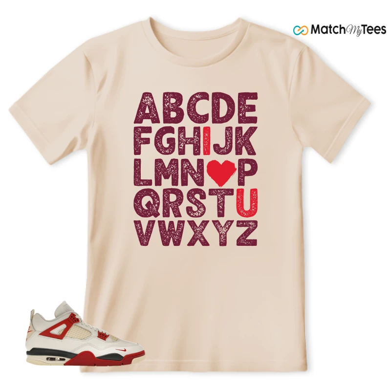 NIKE AIR JORDAN 4 BRICK AFTER BRICK SNEAKER Matching Tees t-shirt