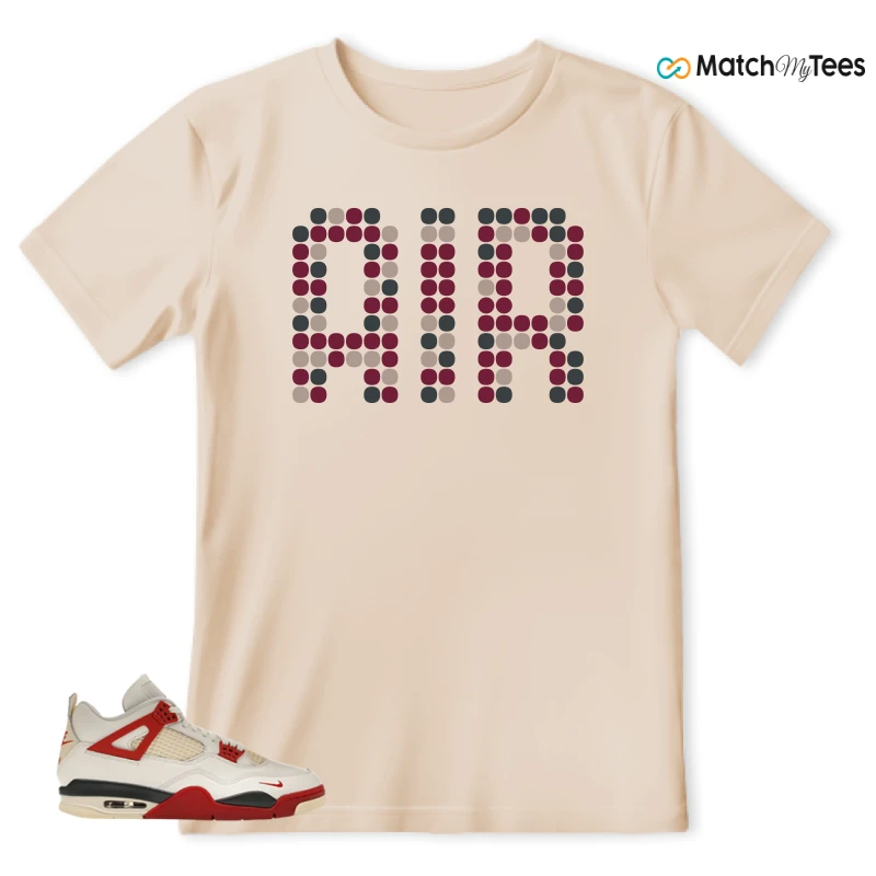 NIKE AIR JORDAN 4 BRICK AFTER BRICK SNEAKER Matching Tees t-shirt