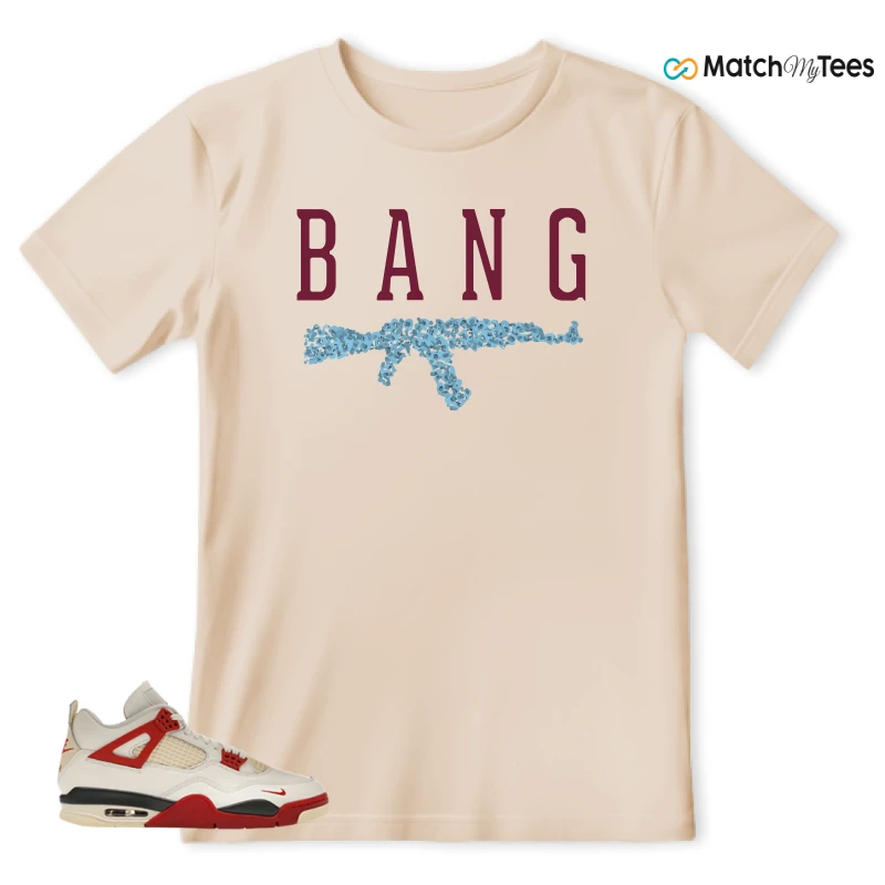 NIKE AIR JORDAN 4 BRICK AFTER BRICK SNEAKER Matching Tees t-shirt