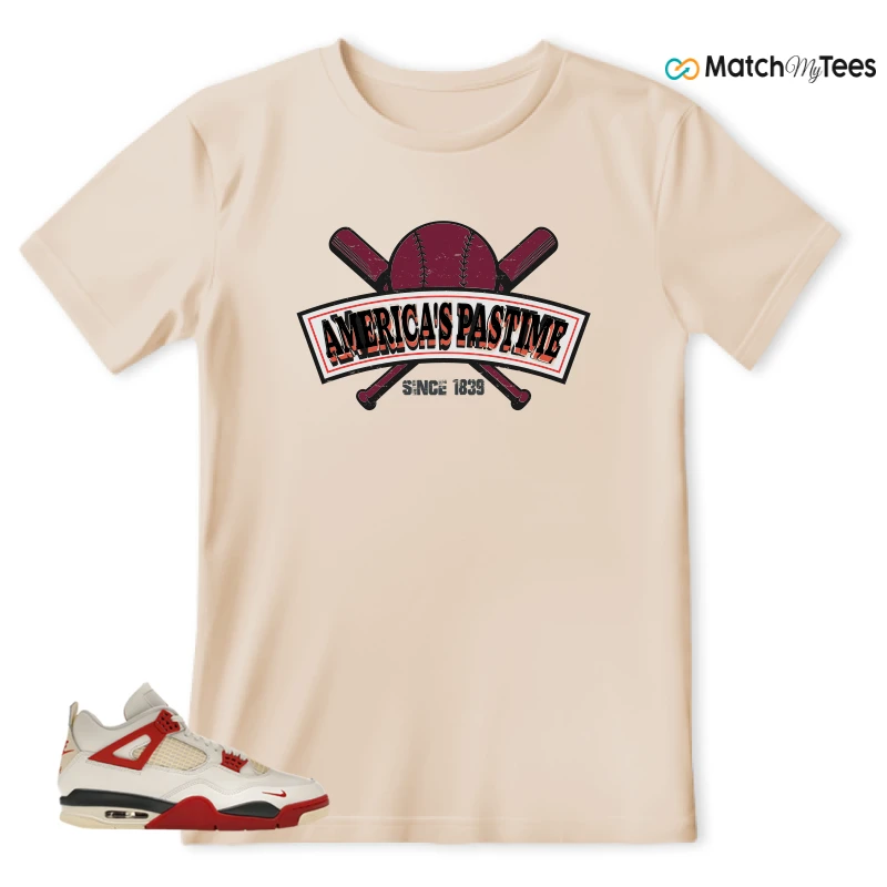 NIKE AIR JORDAN 4 BRICK AFTER BRICK SNEAKER Matching Tees t-shirt