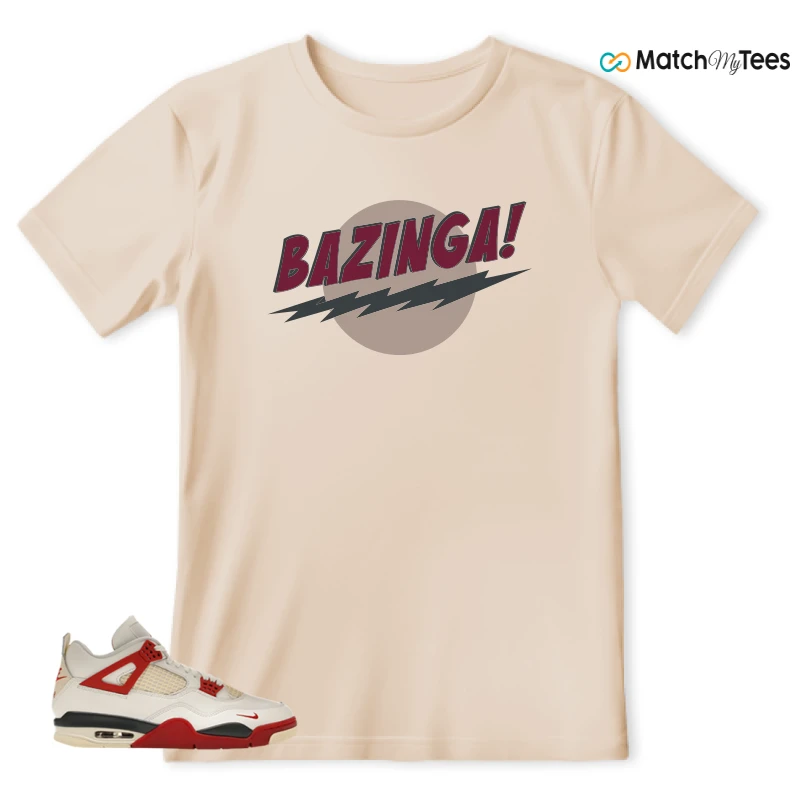 NIKE AIR JORDAN 4 BRICK AFTER BRICK SNEAKER Matching Tees t-shirt