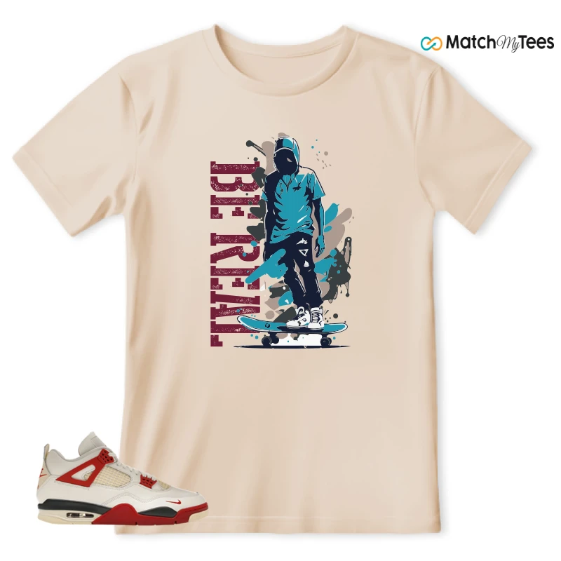 NIKE AIR JORDAN 4 BRICK AFTER BRICK SNEAKER Matching Tees t-shirt