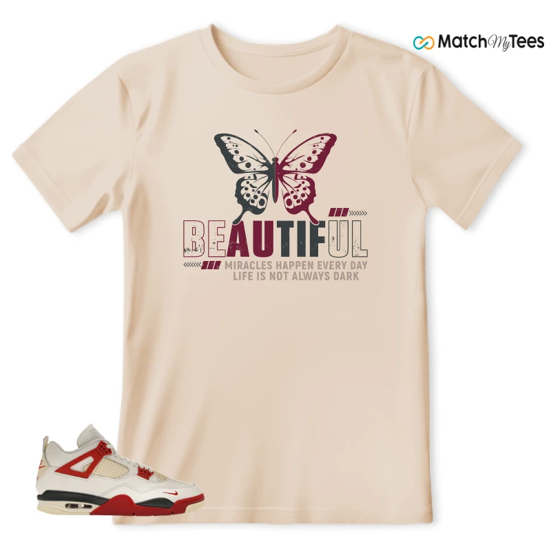 NIKE AIR JORDAN 4 BRICK AFTER BRICK SNEAKER Matching Tees t-shirt