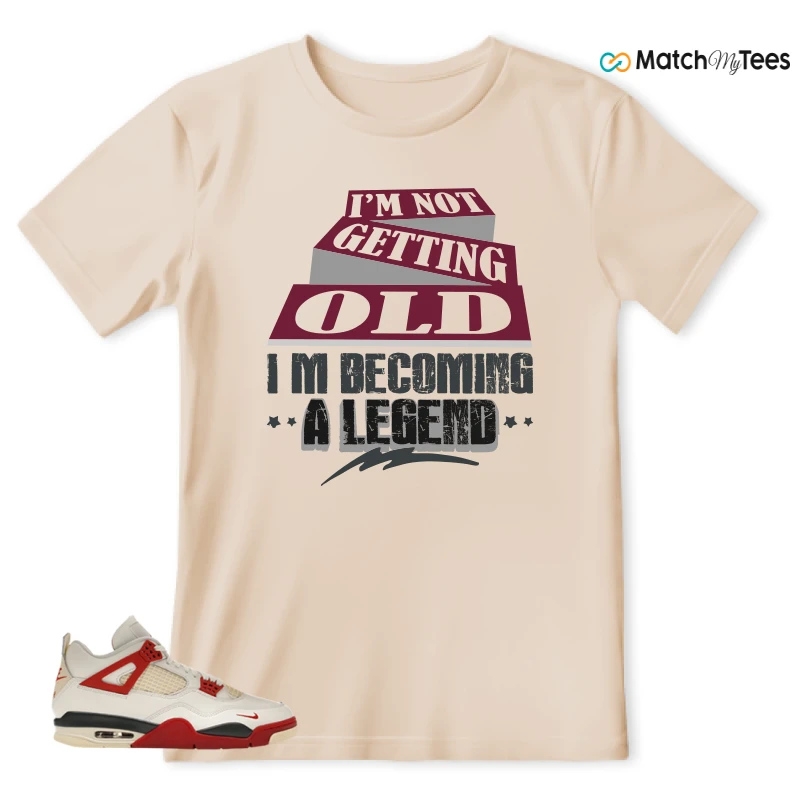 NIKE AIR JORDAN 4 BRICK AFTER BRICK SNEAKER Matching Tees t-shirt