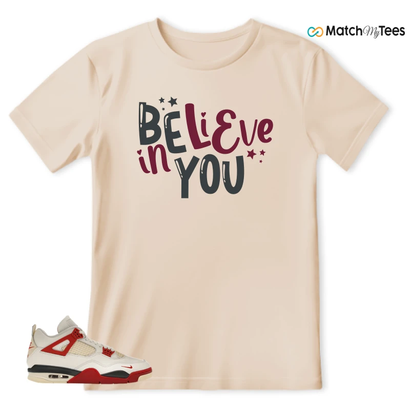 NIKE AIR JORDAN 4 BRICK AFTER BRICK SNEAKER Matching Tees t-shirt